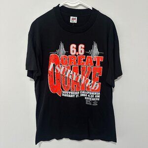 Vintage 1994 Los Angeles Earthquake T-Shirt - XL